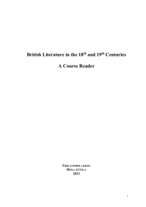 British Literature in the 18th and 19th Centuries