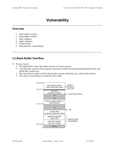 Vulnerability - Computing and Information Studies
