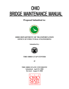 ODOT Bridge Maint. Manual proposal Final (9-21