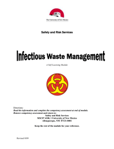 Infectious Waste - Safety & Risk Services