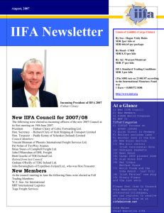 view - IIFA - The Irish International Freight Association