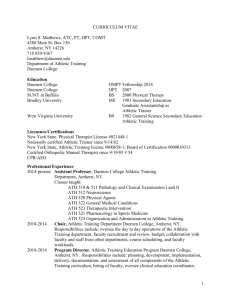 Dr. Matthew`s CV