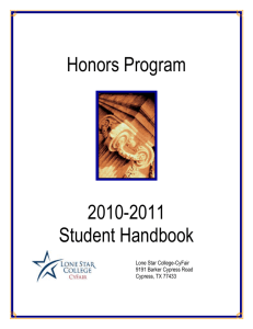 what is the honors program?