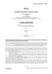 GTMA Appendix - Final Version - Page 1, Part II, Annexes 2 - 4