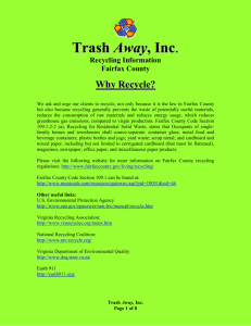 Trash Away, Inc - Charlestown Owners Association
