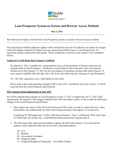 Loan Prospector System-to-System and Browser