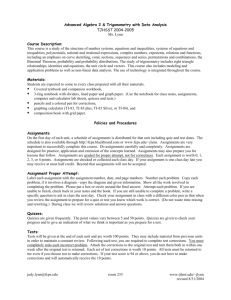 Advanced Algebra 2/ Trigonometry with Data Analysis