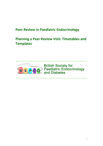 Society for Endocrinology - British Society for Paediatric