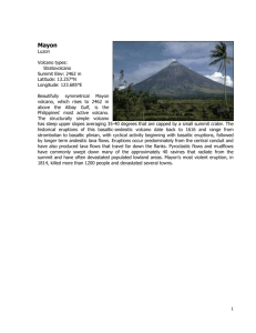 Philippine Volcanos - PUP Open University E