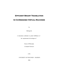 Thesis-x86vm - Pages - University of Wisconsin