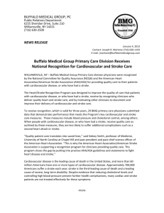 Buffalo Medical Group Primary Care Division Receives National