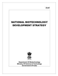 Why Biotechnology is Important to India