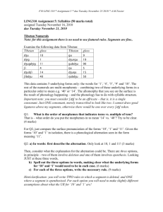 LING310 Assignment 6: Syllables