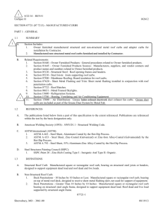 section 07721 - manufactured curbs