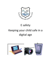 E safety parents booklet
