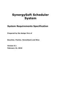 IEEE Software Requirements Specification Template