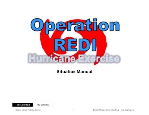 REDI-SituationManual - Disaster Resistant Communities Group