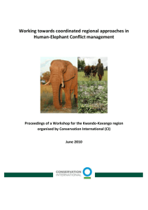Human Elephant Conflict Workshop