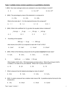 Topic 1 MC questions revision 1 and ms