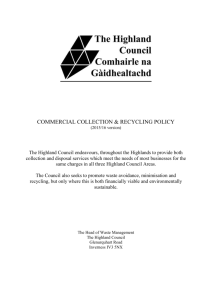 Commercial recycling and refuse policy, DOC 86 KB now