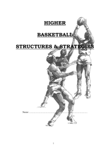 Structures & Strategies Basketball