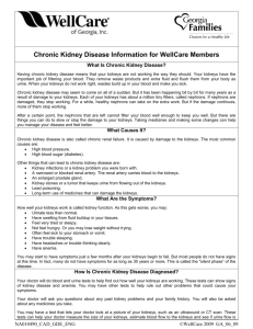 Chronic Kidney Disease Information for WellCare Members