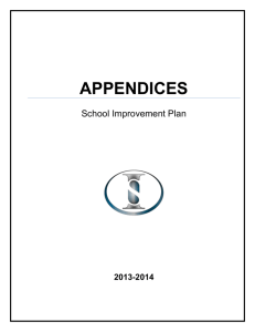 APPENDICES - Office of School Improvement - Miami