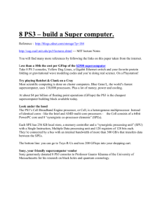 Build supercomputer with PS3