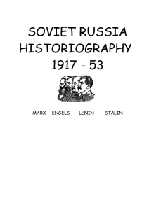 SOVIET RUSSIA HISTORIOGRAPHY