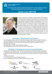 James Lock March Workshops 2013 Information and Registration