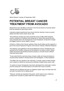 Breast cancer - Australian Society for Biochemistry and