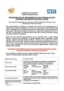 Care Home - revised outbreak procedure 2011