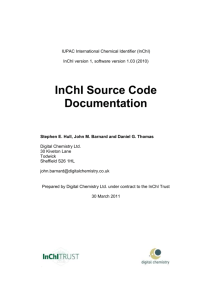 InChI Source Code Documentation