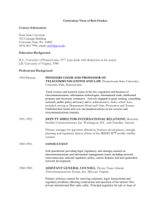 Download/View CV - Penn State College of Communications