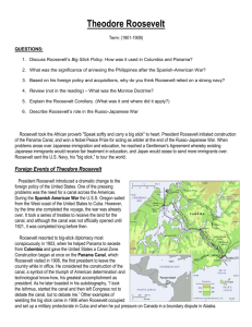 Foreign Events of Theodore Roosevelt