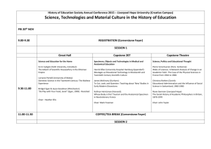 Final programme - History of Education Society