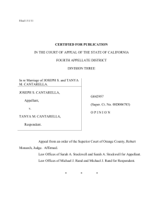 Filed 1/11/11 CERTIFIED FOR PUBLICATION IN THE COURT OF
