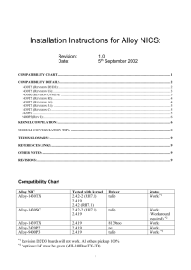 AlloyNics - Alloy Computer Products