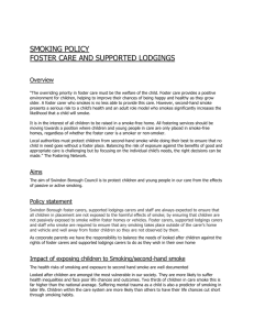 Smoking Policy for Foster carers and Supported lodgers 2013 (3)