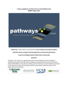 Paper - Pathways Project