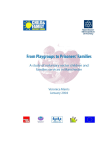 A study of voluntary sector children and families services in