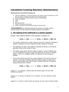 Calculations Involving Reactions (Stoichiometry)