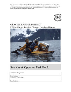 Sea Kayak Operator Task Book
