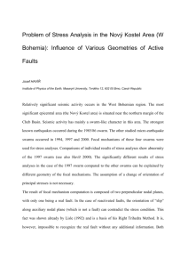 (W Bohemia): significance of the „abnormal“ 1997 swarm