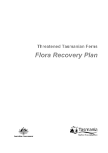 Threatened Tasmanian Ferns - Department of the Environment