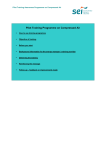 Compressed air training programme (79KB, DOC)