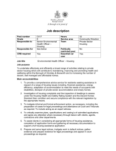 Job description - Hinckley & Bosworth Borough Council
