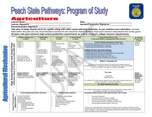 Agricultural Mechanics Pathway