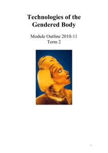 Technologies of the Gendered Body