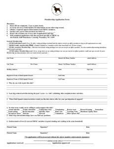 Membership Application Form - Fox River Field Spaniel Club